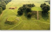 Etowah Mounds Aerial view of the Etowah Mounds site in Cartersville, GA