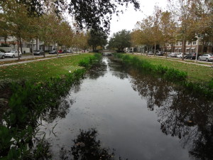 This canal runs through the center of downtown Celebration. (c) 2013
